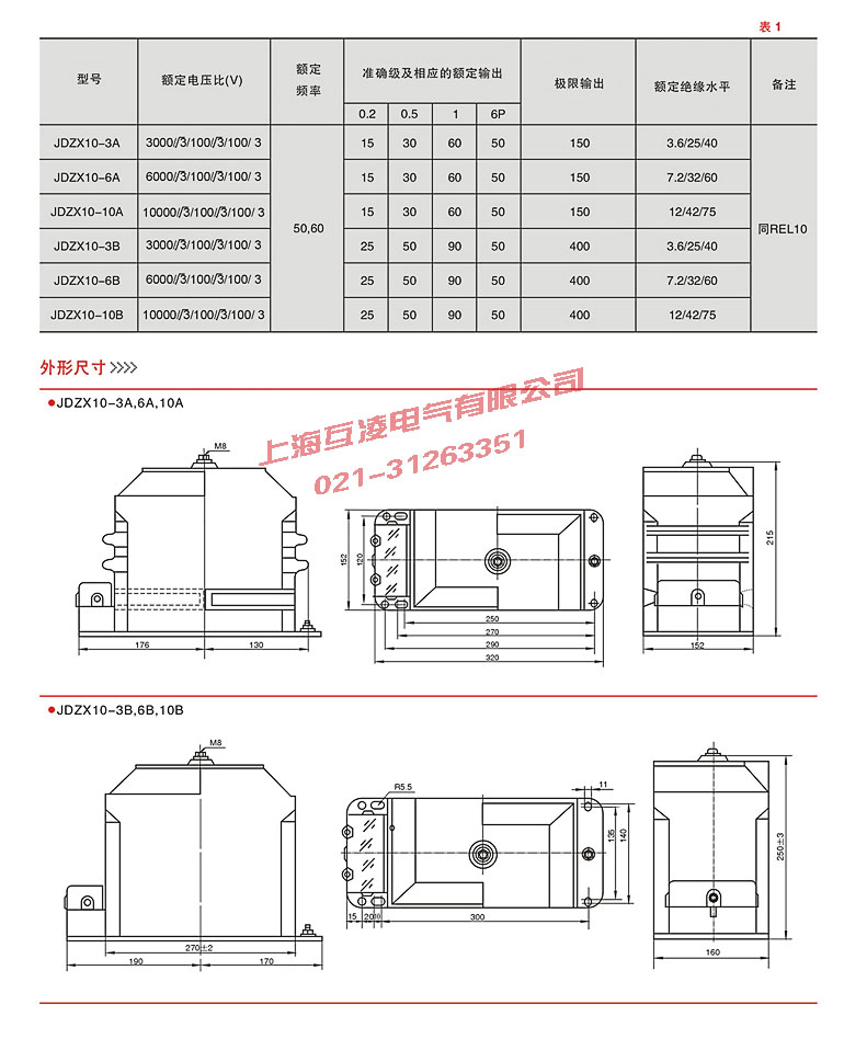 JDZX10-10說明書尺寸圖